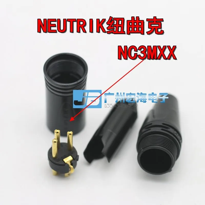 60PCS/lot brand new FOR NEUTRIK connector 30PCS NC3MXX & 30PCS NC3FXX Male & femelle3PIN XLR Connecteur avec!