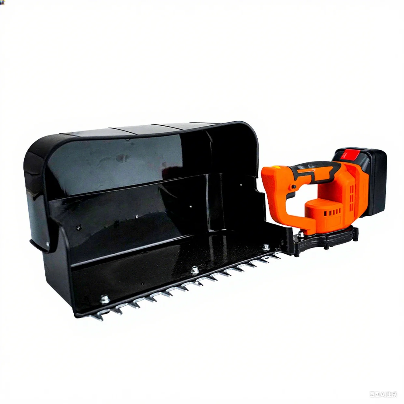 Lithium Battery Powered Hedge Trimmer 21V 800W Cordless Double Edge Blades Shrub Cutter Garden Maintenance Equipment