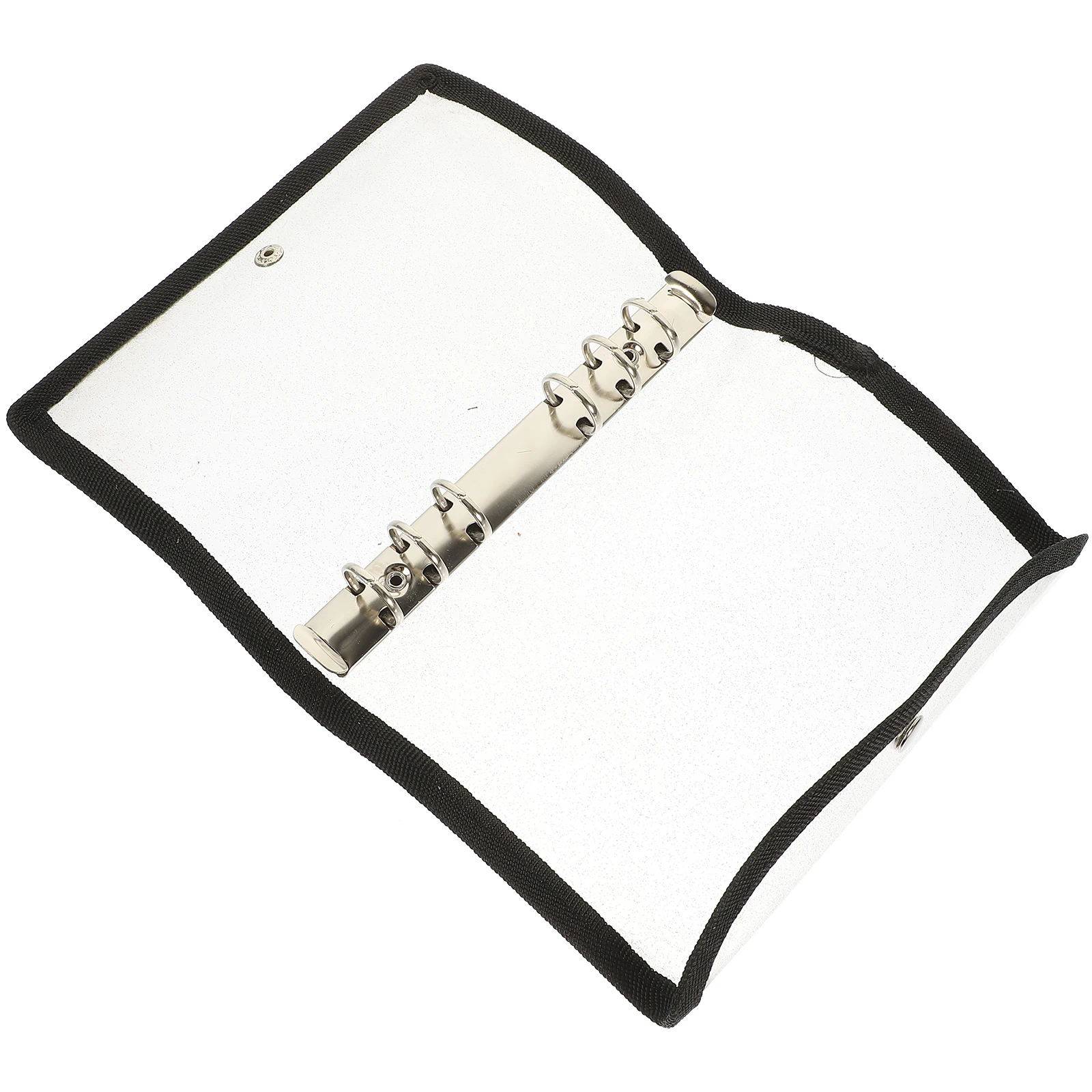 

Refillable PVC Binder Cover A6 Notebook Shell Reusable Travel Scrapbook Buckle Plastic Hand Account Cover for Notepad