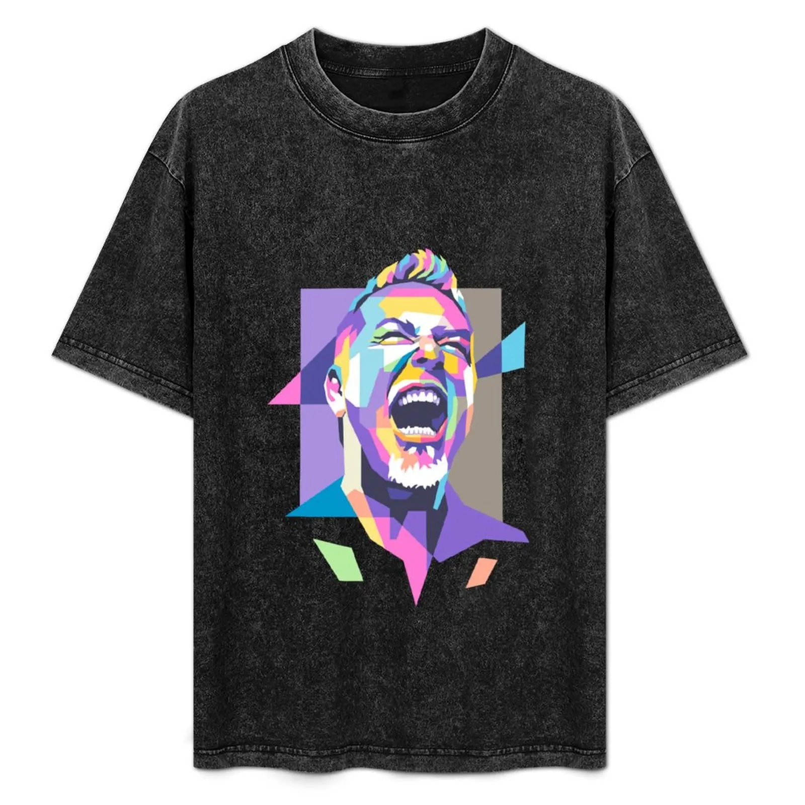 

James Hetfield in WPAP T-Shirt Streetwear Print Tee Shirt