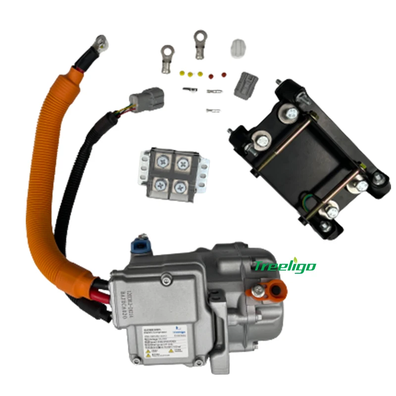 ES14CC012 Automotive AC Electric Compressor 12V 14V DC Air Conditioner Compressor For Universal Cars