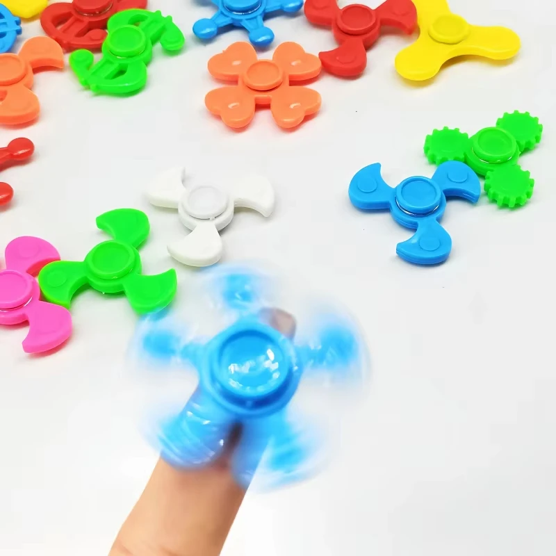 20pcs Mini Fingertip Gyro Spinner Colorful Spinning Toys for Kid Party Favor Toys Rotating Gyroscope Decompression Gifts