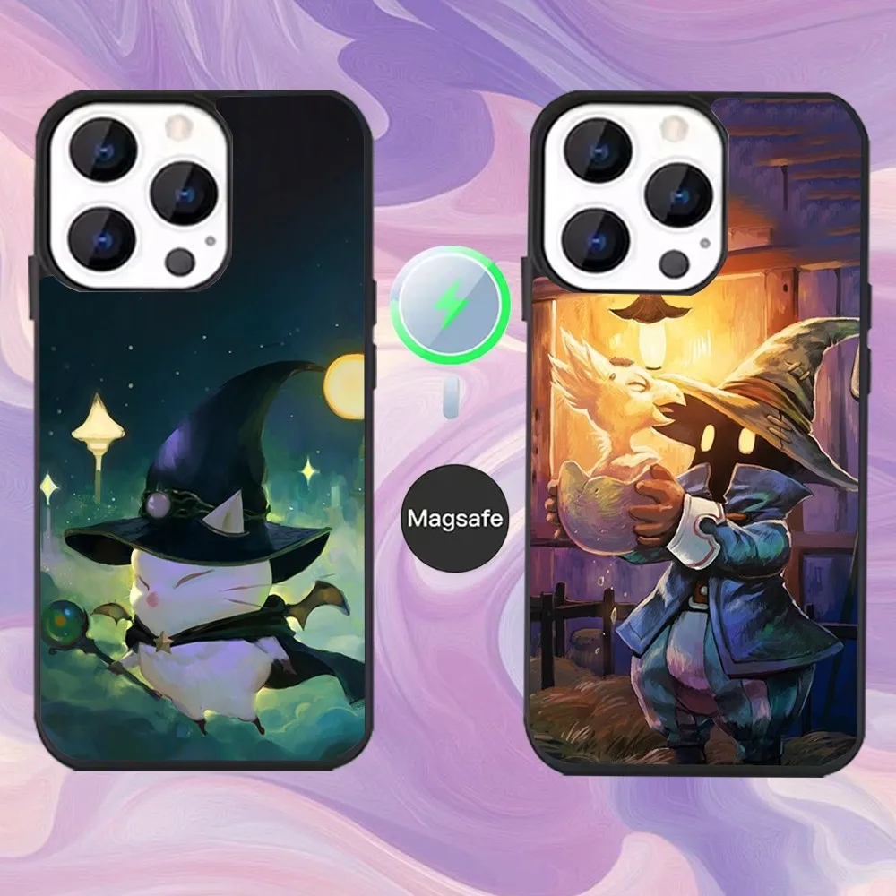 

M-Moogle Final F-Fantasy Phone Case For iPhone 16,15,14,13,12,11,Pro,Max,Plus,Mini,Magsafe,Magnetic Wireless Charging Case