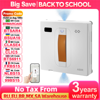 Window Vacuum Robot Cleaner ABIR WD8, Dual Ultrasonic Spray, AI intelligent Wipping, Updated Laser,Smart Home Glass Wall Washing