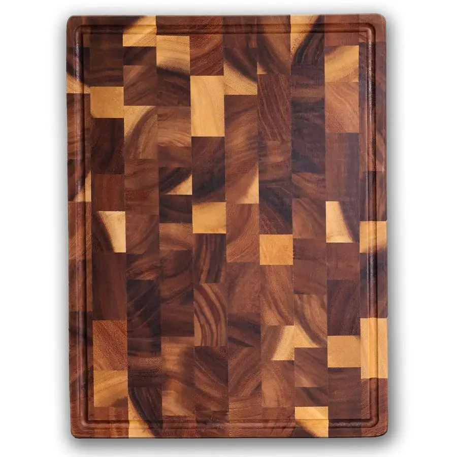 

Cutting Board for Kitchen,Walnut Chopping Board with Gift Box,Butcher Block Cutting Board with Juice Grooves amp Handles,17x13x1
