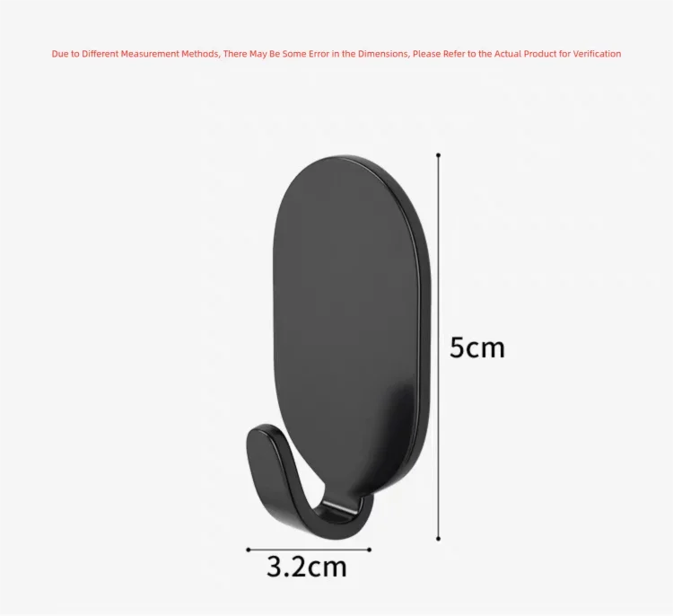 Heavy-Duty Adhesive Wall Hooks