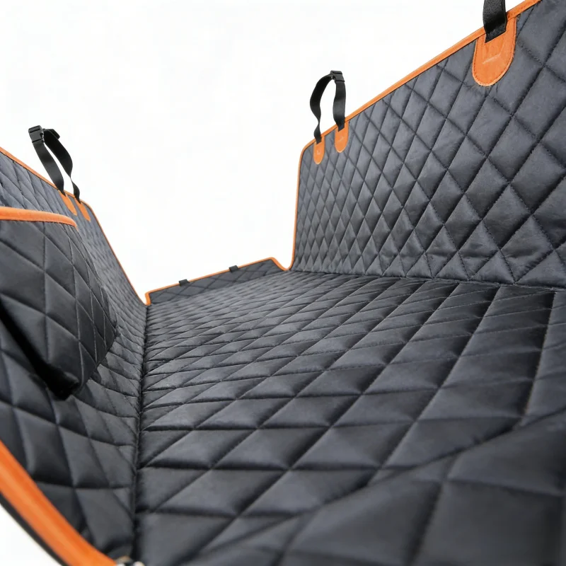 

Car Rear Seat Pet Protection Mat600DWaterproof, scratch-resistant, wear-resistant, non-slip universal seat coverSUVTruck Dog Mat