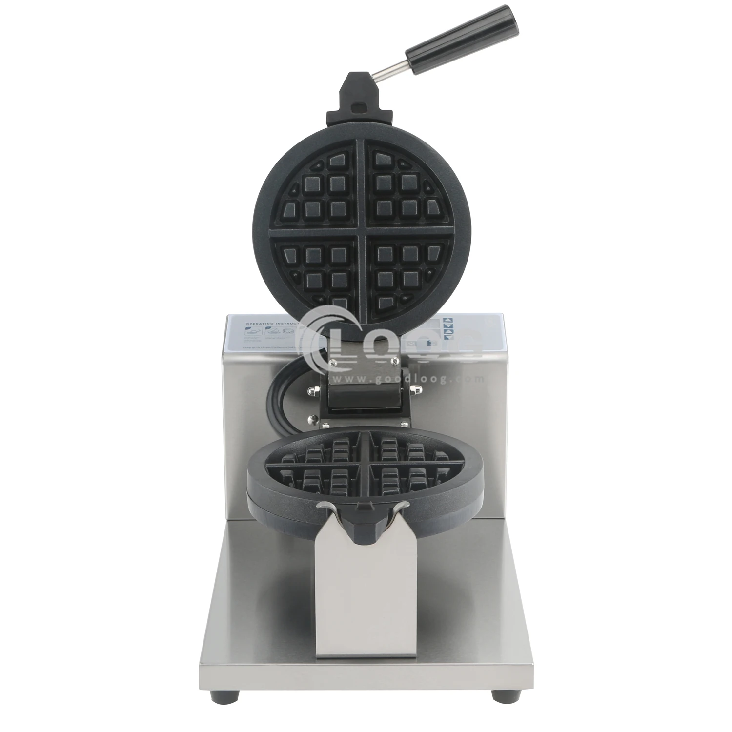 CE Certification High Quality Belgian Waffle Maker 110V 220V Commercial Flip Waffle Maker Machine With Removable Plates