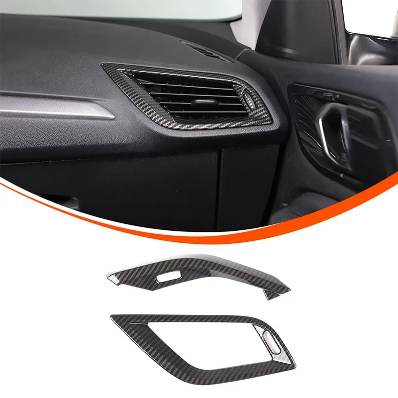 Voor Bmw 1 2 Serie F40 F44 2020-2025 + Abs Koolstofvezel Auto Dashboard Panel Center Controle Shift panel Sticker Accessoires Lhd