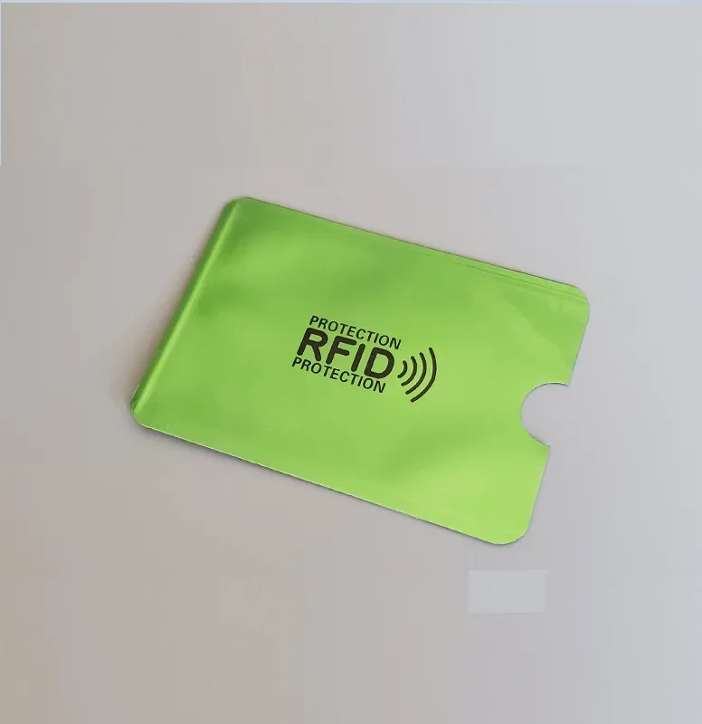 Anti Rfid Wallet Bank Card Holder Id Bank Card Case Protection Metal Credit Card Holder