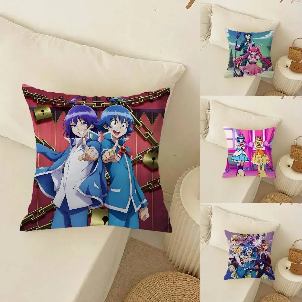 Anime Welcome To Demon School Iruma-kun Pillow Case Pattern Printed Pillowcase for Living Room Sofa Cushion Cover Bedroom Decor