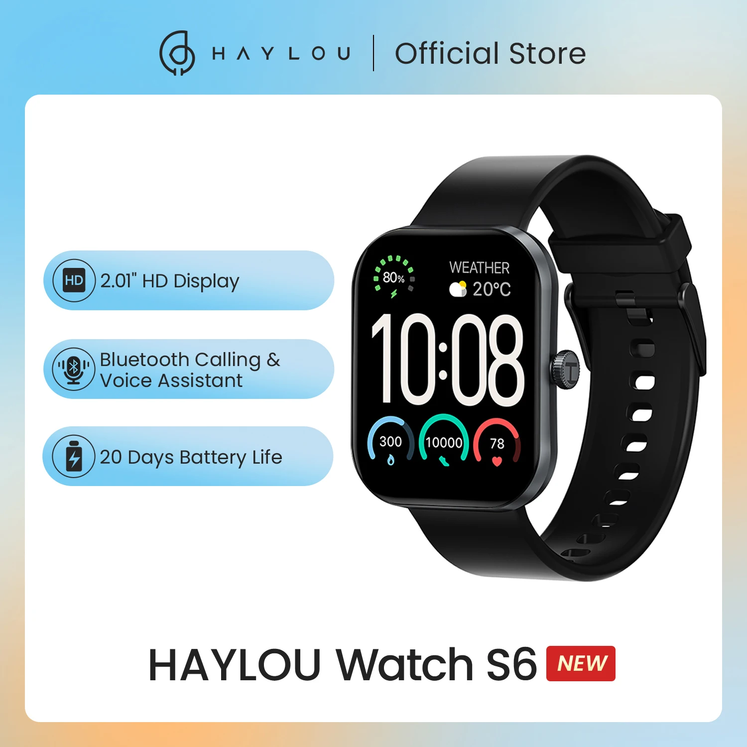 HAYLOU Watch S6 Smartwatch 2.01