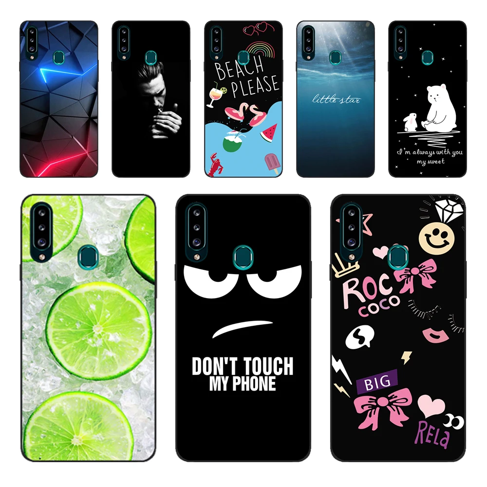 6.5\'\' For Samsung A20S Case Silicon TPU back Cover Case for Samsung Galaxy A21S Case A20S A20E A20 S A20 E Protective funda Capa