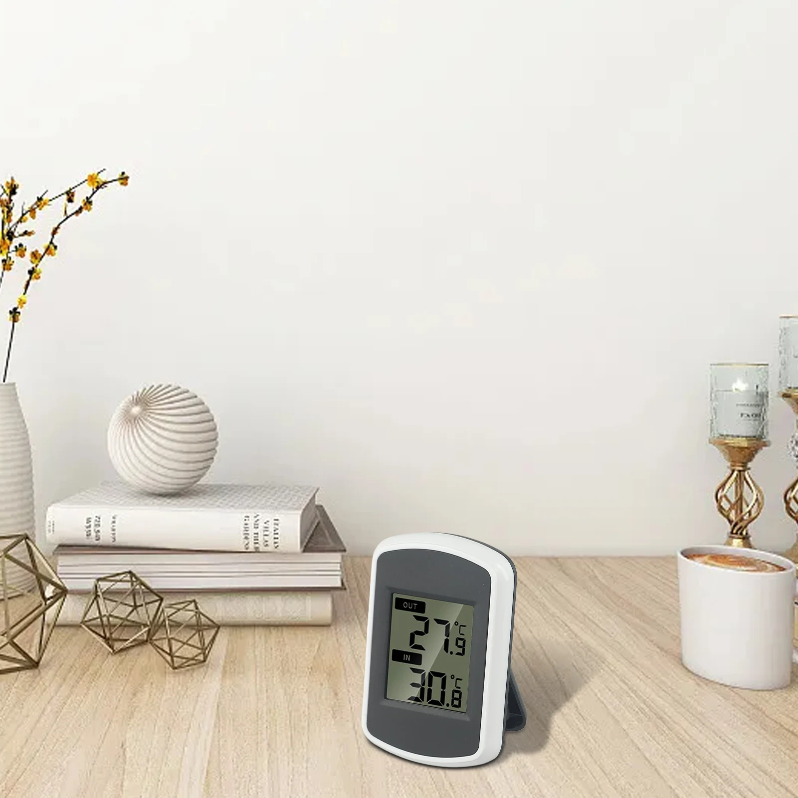 

Wireless Indoor & Outdoor Thermometer Weather Station with Digital Display and Remote Sensor Enabling Precise Climate Monitoring