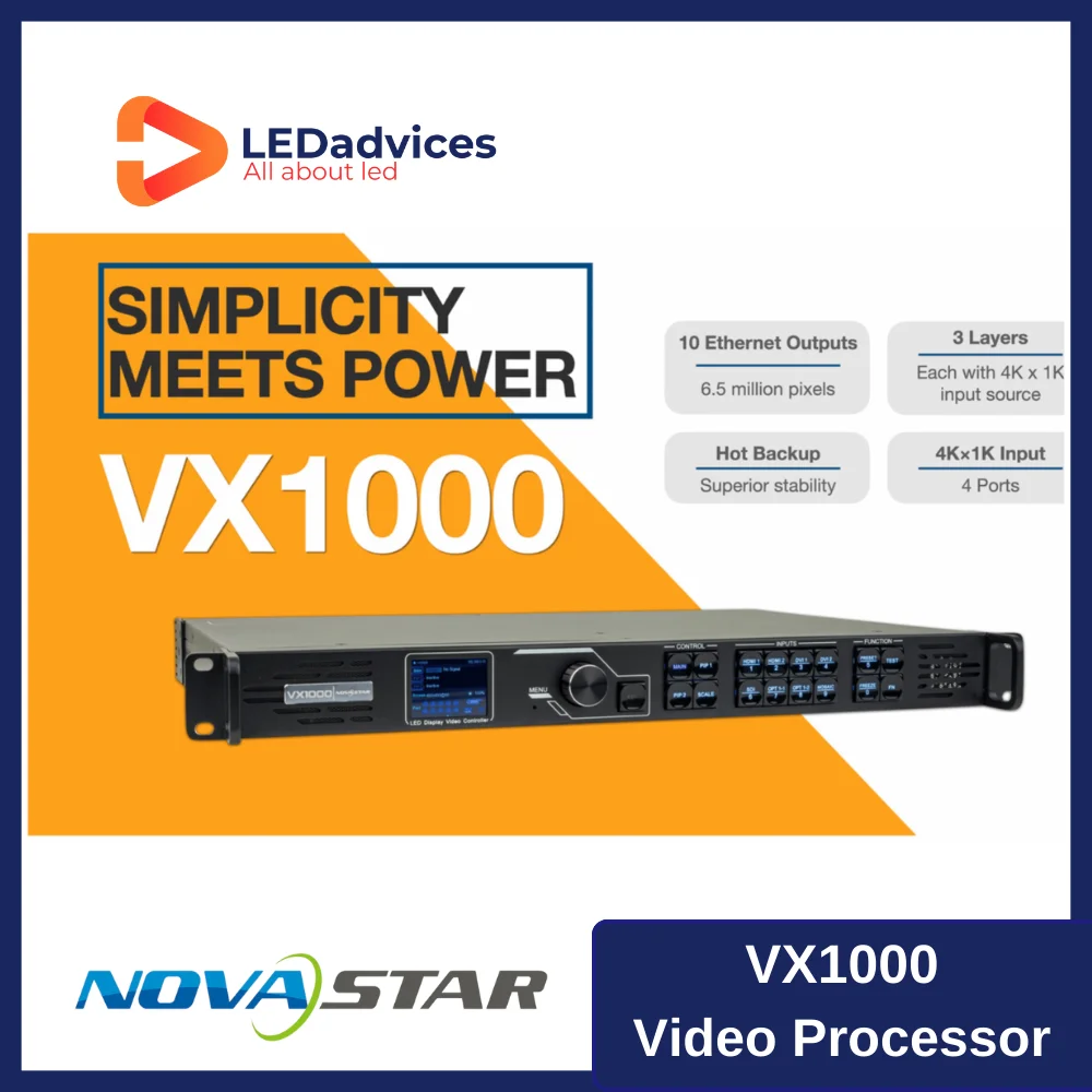 Novastar All In One Controller Vx1000 Led Display Vedio Control Processor Novastar Voor Podiumevenement Verhuur Full Color Schermen