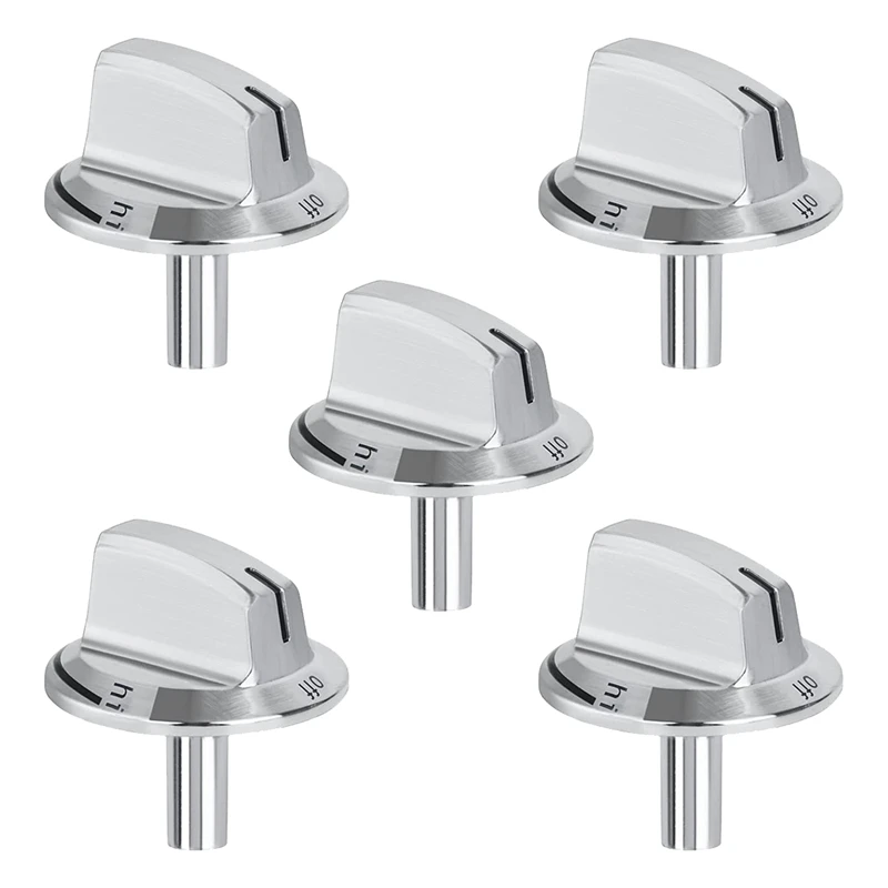 5 Packs Upgrade 5304525746 Range Oven Knobs Compatible With Frigidaire Gas Stove Range Oven Knobs