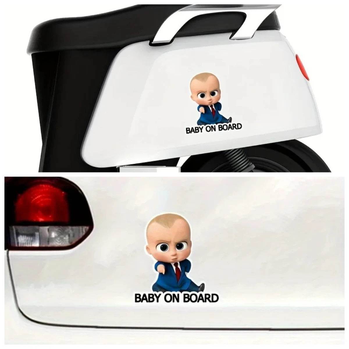 

Baby on Board Decals - Waterproof Vinyl Car Stickers for Multi-Vehicle - Removable Safety Decals