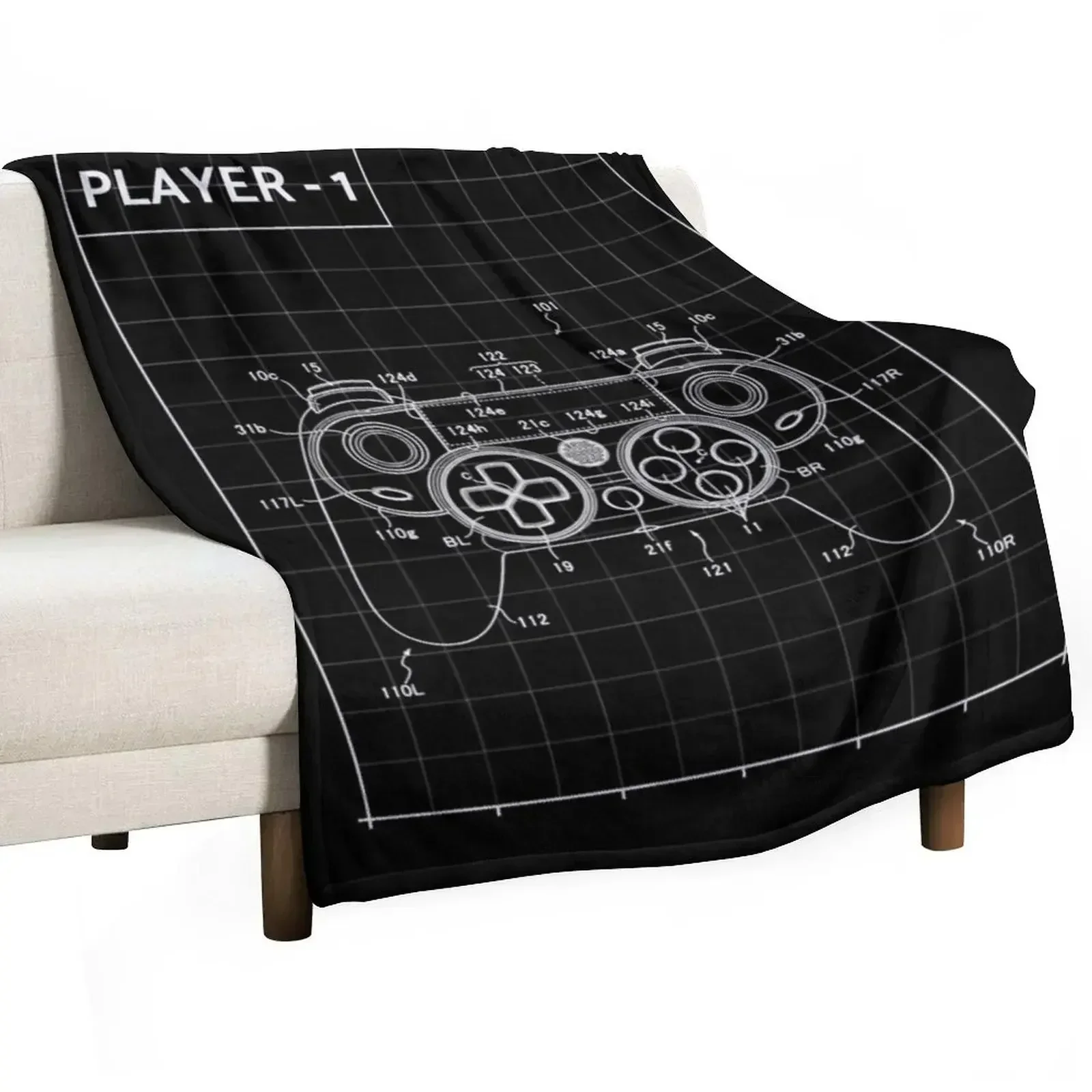 

Gaming Control Design Classic Throw Blanket christmas decoration Softest Blankets