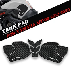 For YAMAHA MT-09 MT09 FZ-09 2013-2018 2019 2020 Motorcycle Non-slip Side Fuel Tank Pad Stickers Waterproof Rubber Sticker