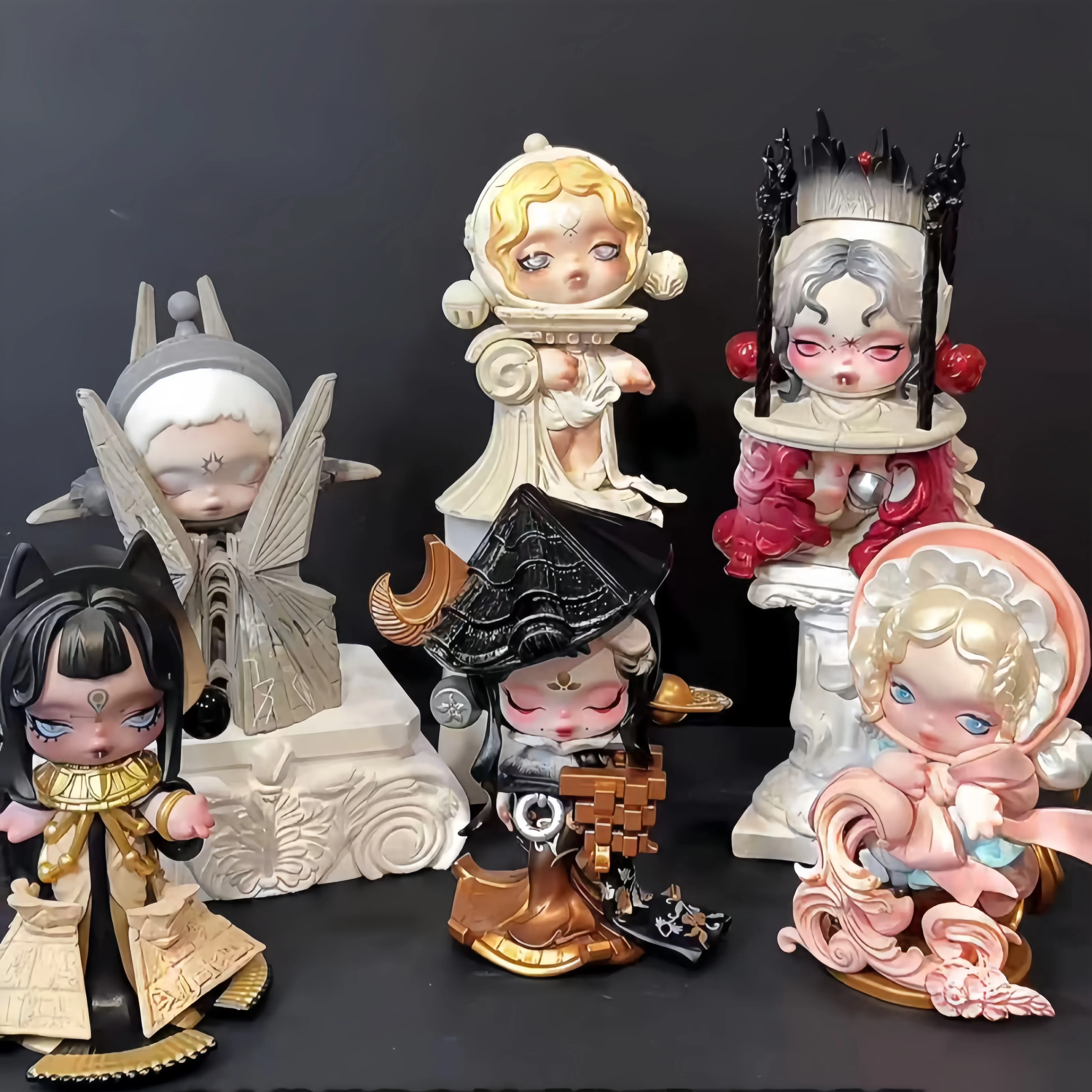 POP MART SKULLPANDA WHERE TIME DWELLS Series Mystery Box Genuine Blind Box Guess Bag Toys Ornament Figurines Home Decor Desktop