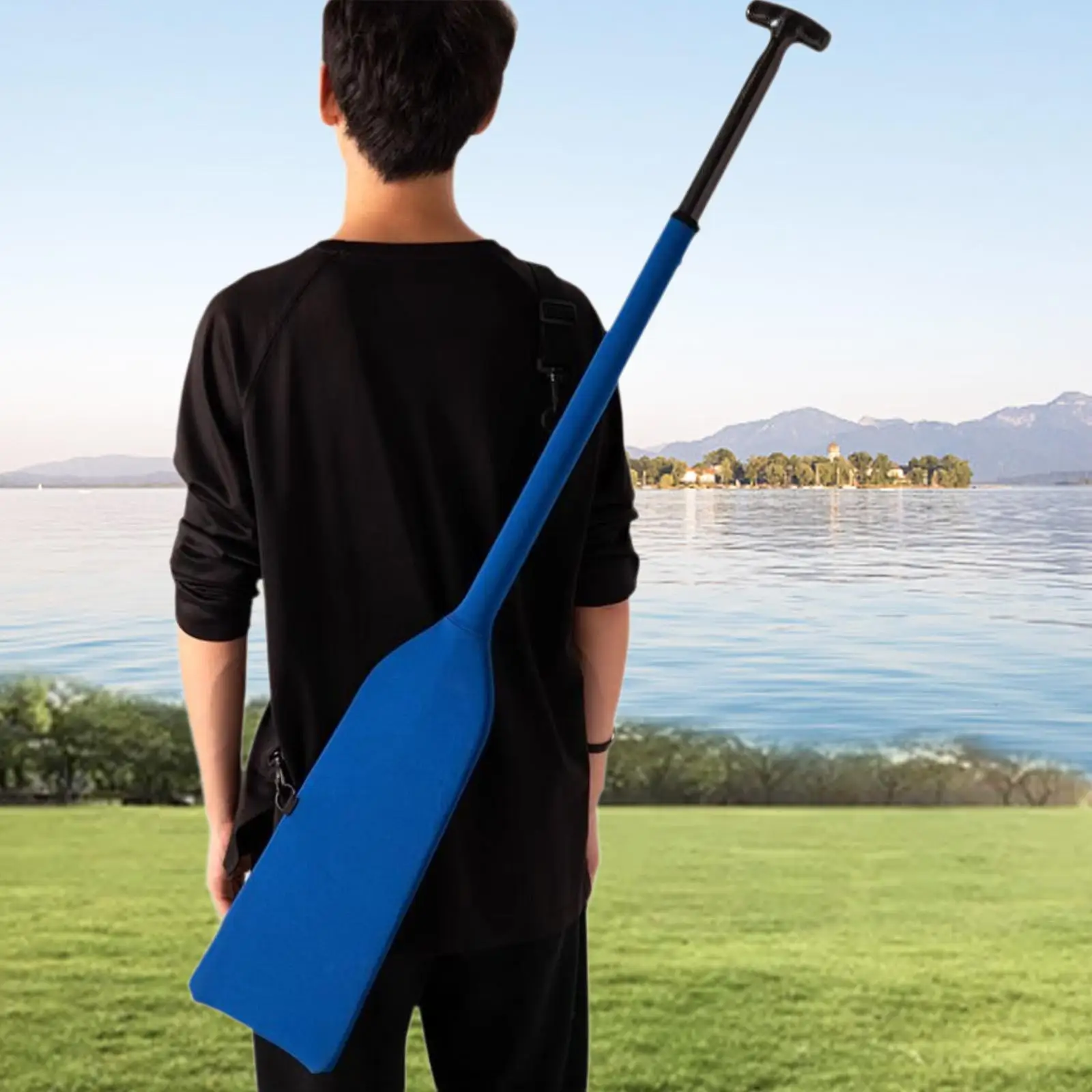 

Kayak Paddle Bag Storage Waterproof Pouch Neoprene Canoe Paddle Cover Adjustable Strap for Kayaking,Transport,Inflatable Boat