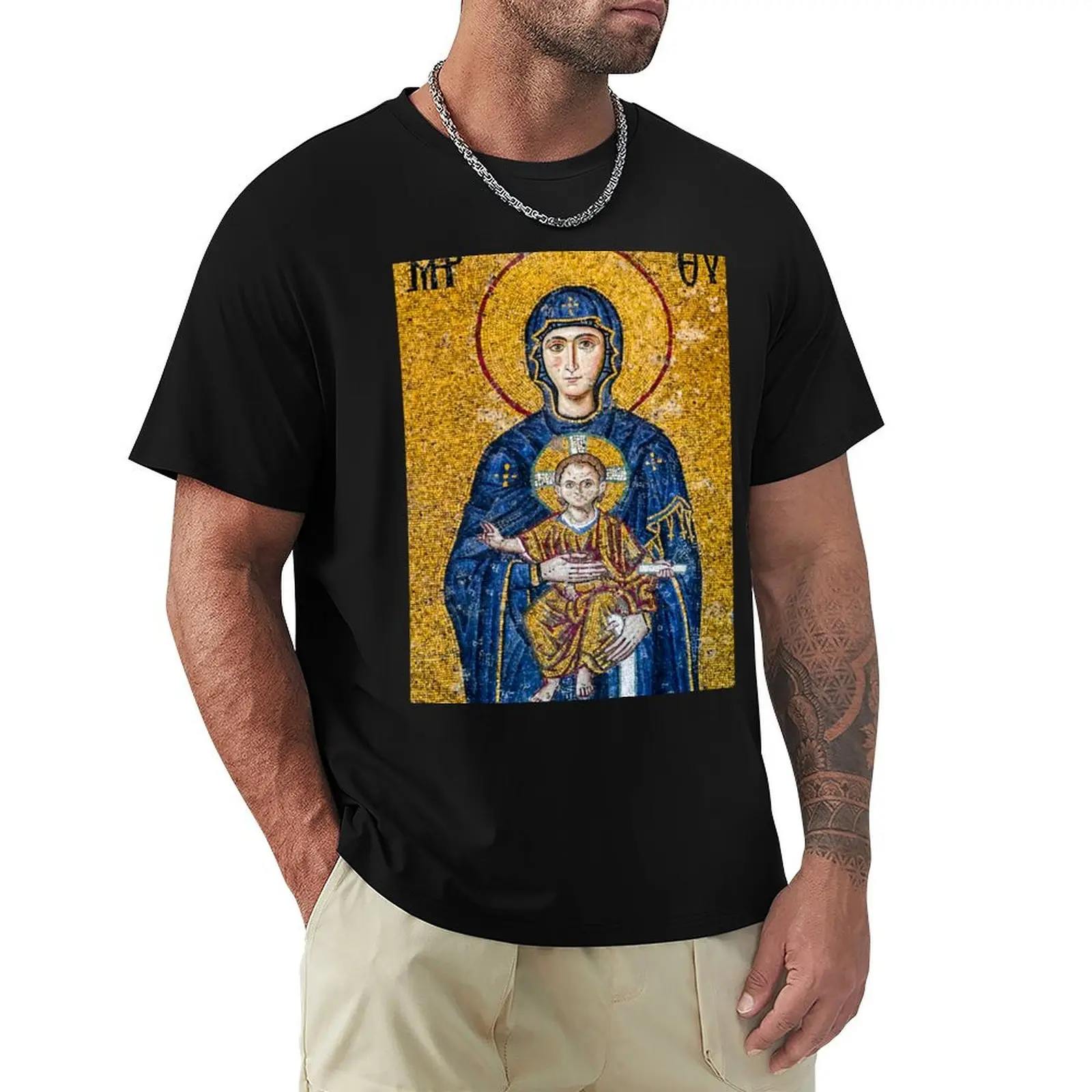 

Mother And Child T-Shirt Casual Basic Short Sleeve T-Shirt