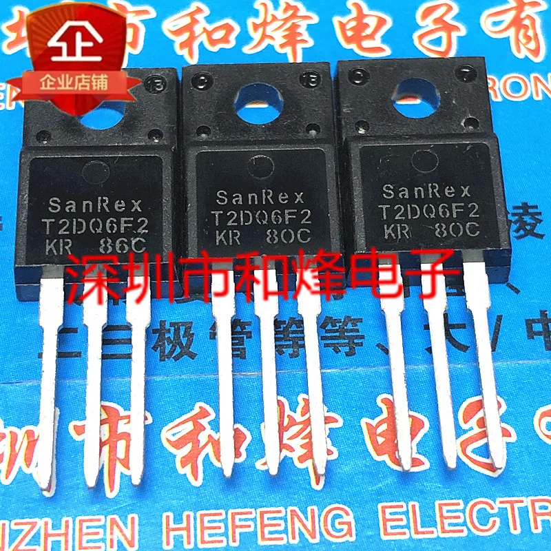 10pcs  T2DQ6F2 ½ TO-220F