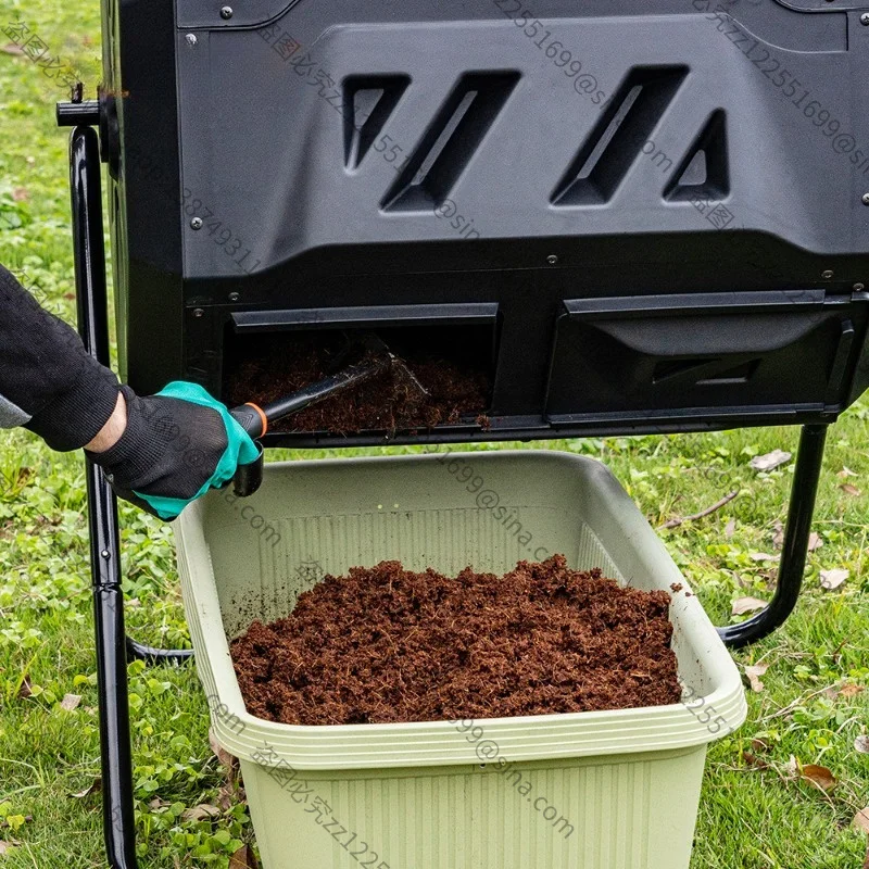 Suitable for Garden Compost Box, GardenDrum Compost Bucket, Outdoor Organic Compost,Gardening Food Waste Deciduous Fermentation
