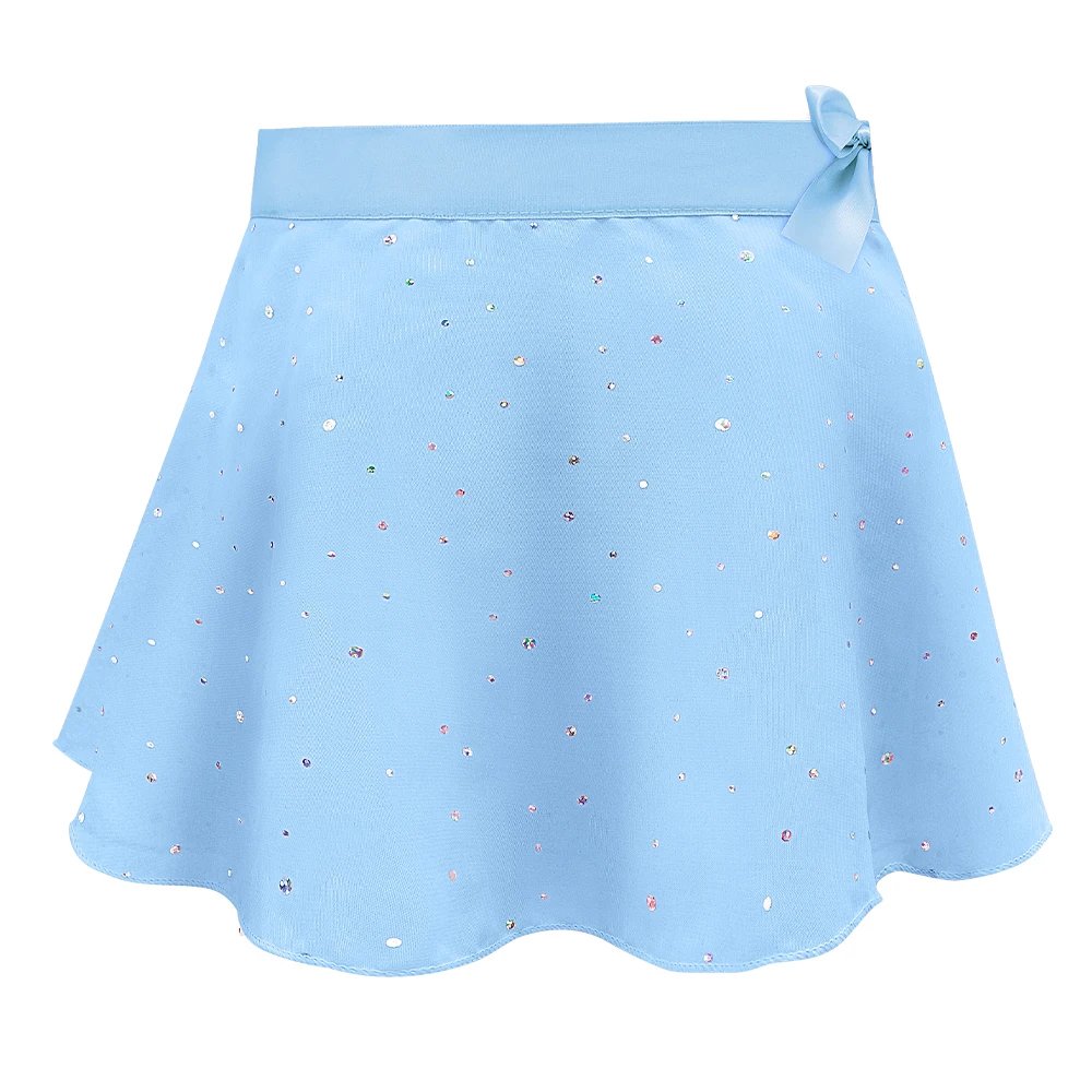 Mädchen Ballett Trikots mit abnehmbarem Rock Combo Krawatte Kurzarm Ballett Tanz Kleid Outfit Kinder Gymnastik Kostüm – Detail 20
