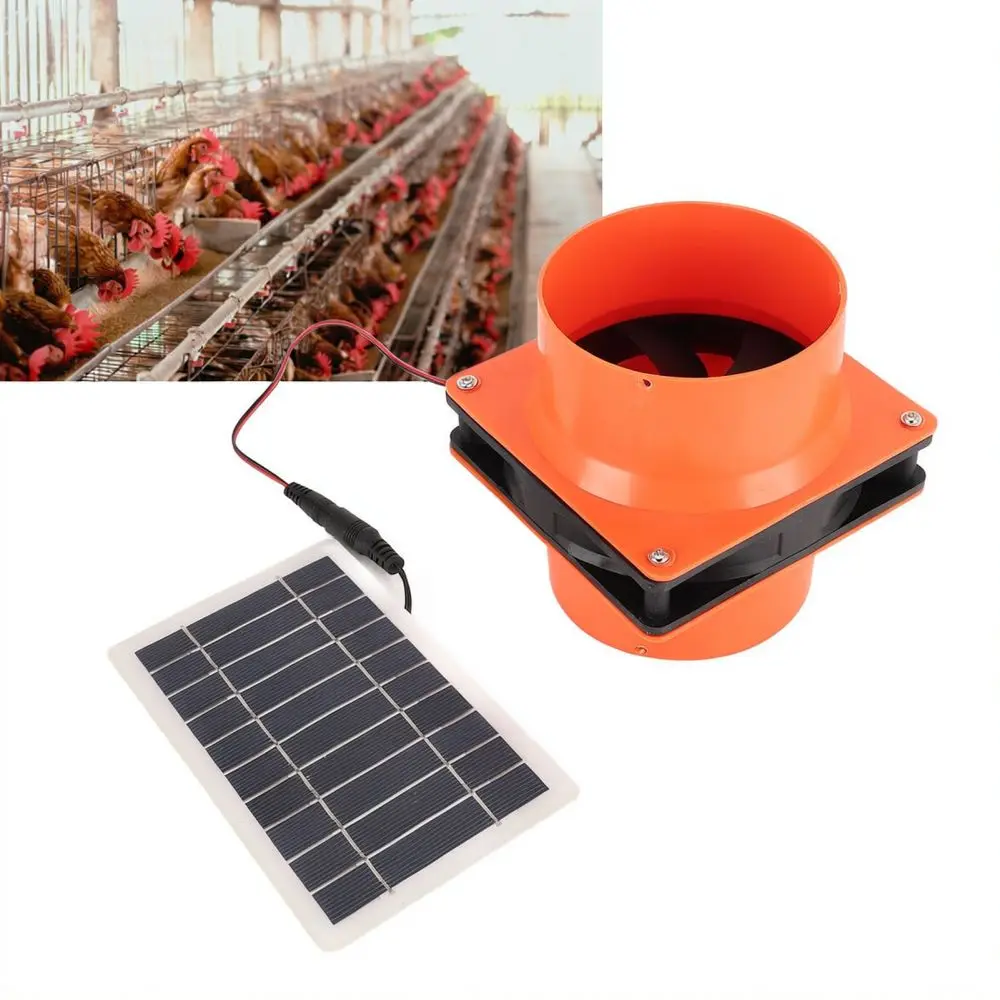 High Efficiency Solar Ventilation Fan For RV Marine Yacht Kitchen Cabin Exhaust Blower Monocrystalline Air Cooling Tool