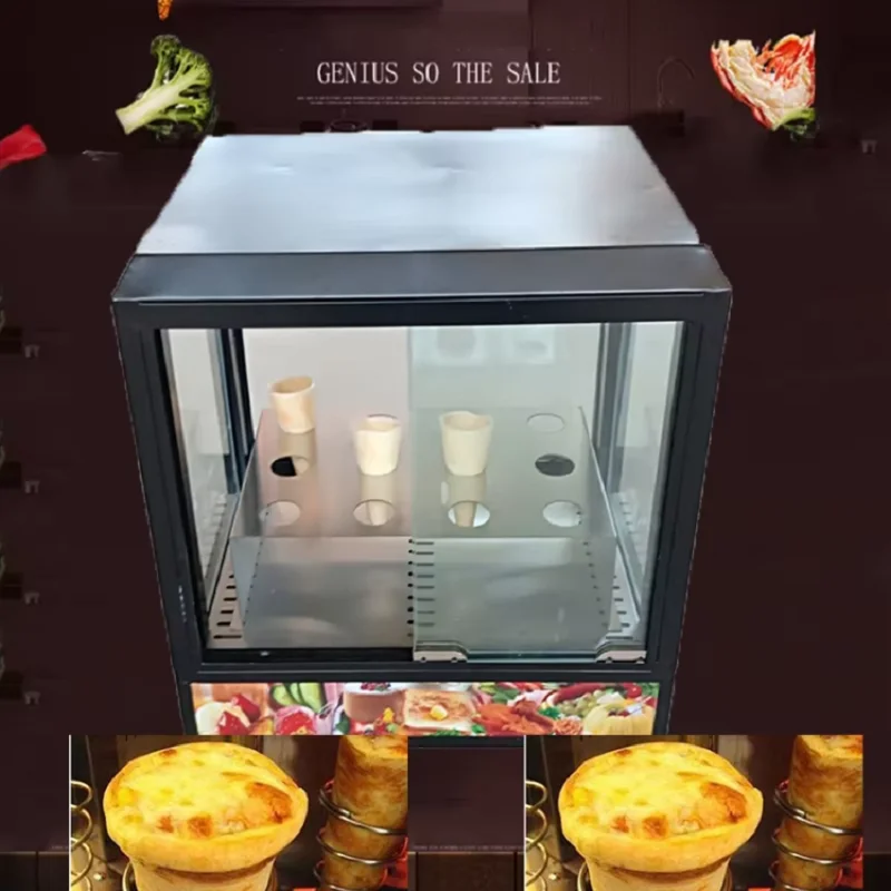 Hot Selling Pizza Cone Machine Manufacturers Top Quality Bakery Display Equipments Umbrella Pizza Machine for Restaurant Use - Image 6
