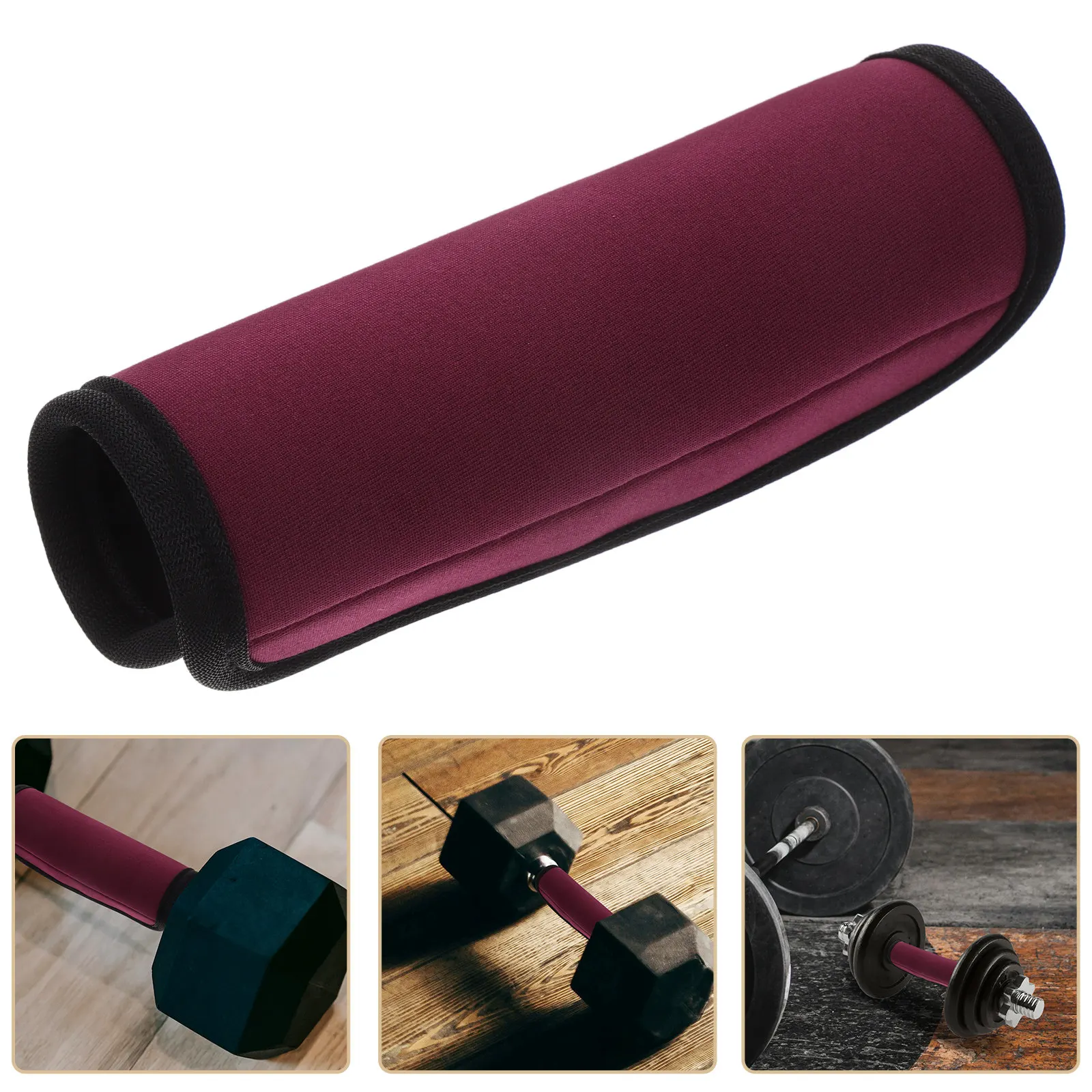 2Pcs Detachable Barbell Cushion Set Nonslip Gym Accessories Dumbbell Handle Covers Pull-Up Bar Weightlifting Pad Grip Protection