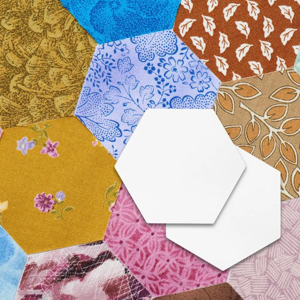 

Sewing Quilting Accessories Quilting Templates Set with Hexagon Paper Piecing Shapes for Diy Patchwork Sewing for Quilting