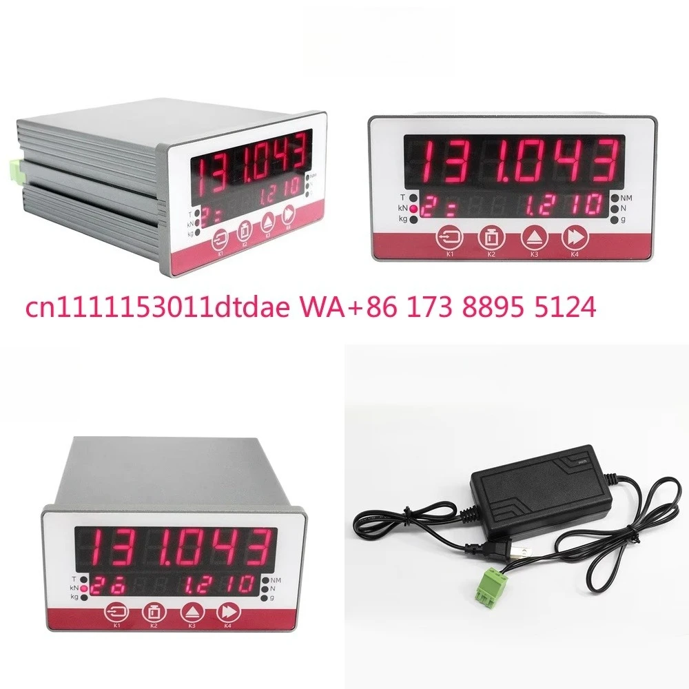 Digital Load Cell Force Gauge for Weighing Display Control Equipment Dynamometer RS485 Pull Pressure Indicator for Industrial