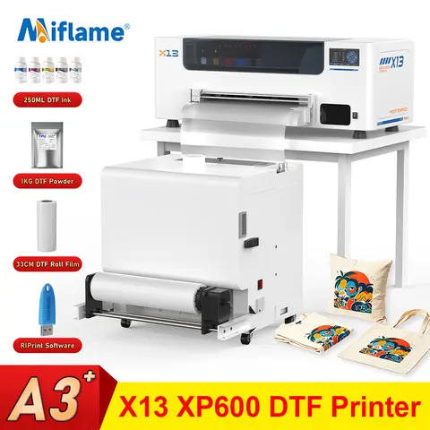A3+ DTF Printer For Epson XP600 Print head Directly to Film Transfer Printer For Fabric T shirt Printing Machine imprimante dtf
