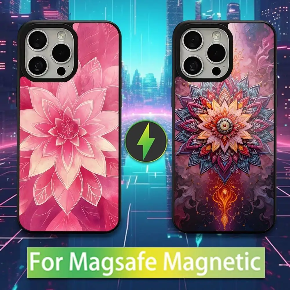 

Totem Cool Mandala Art Phone Case For iPhone 16,15,17,14,13,12,11,Pro,Max,Plus,Mini,Magsafe,Magnetic Wireless Charging Case