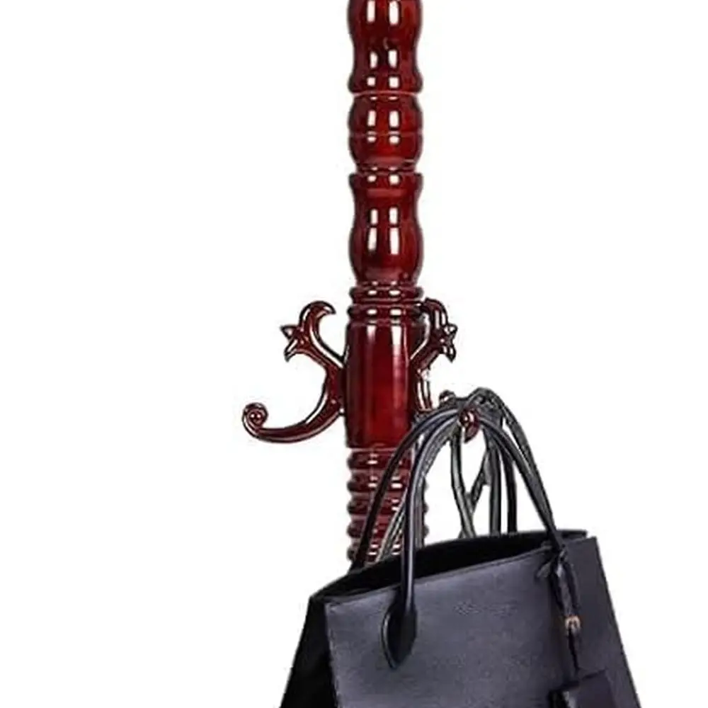 

Регулируемая деревянная вешалка с 14 крючками, устойчивое основание, простая сборка для домашнего и офисного использования