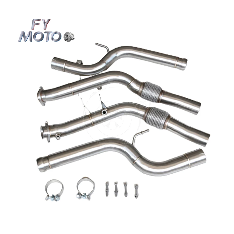 

Exhaust Downpipe For Mercedes Benz AMG S63 S600 S500 S400 W222 5.5T M157 2014+ Coupe C217