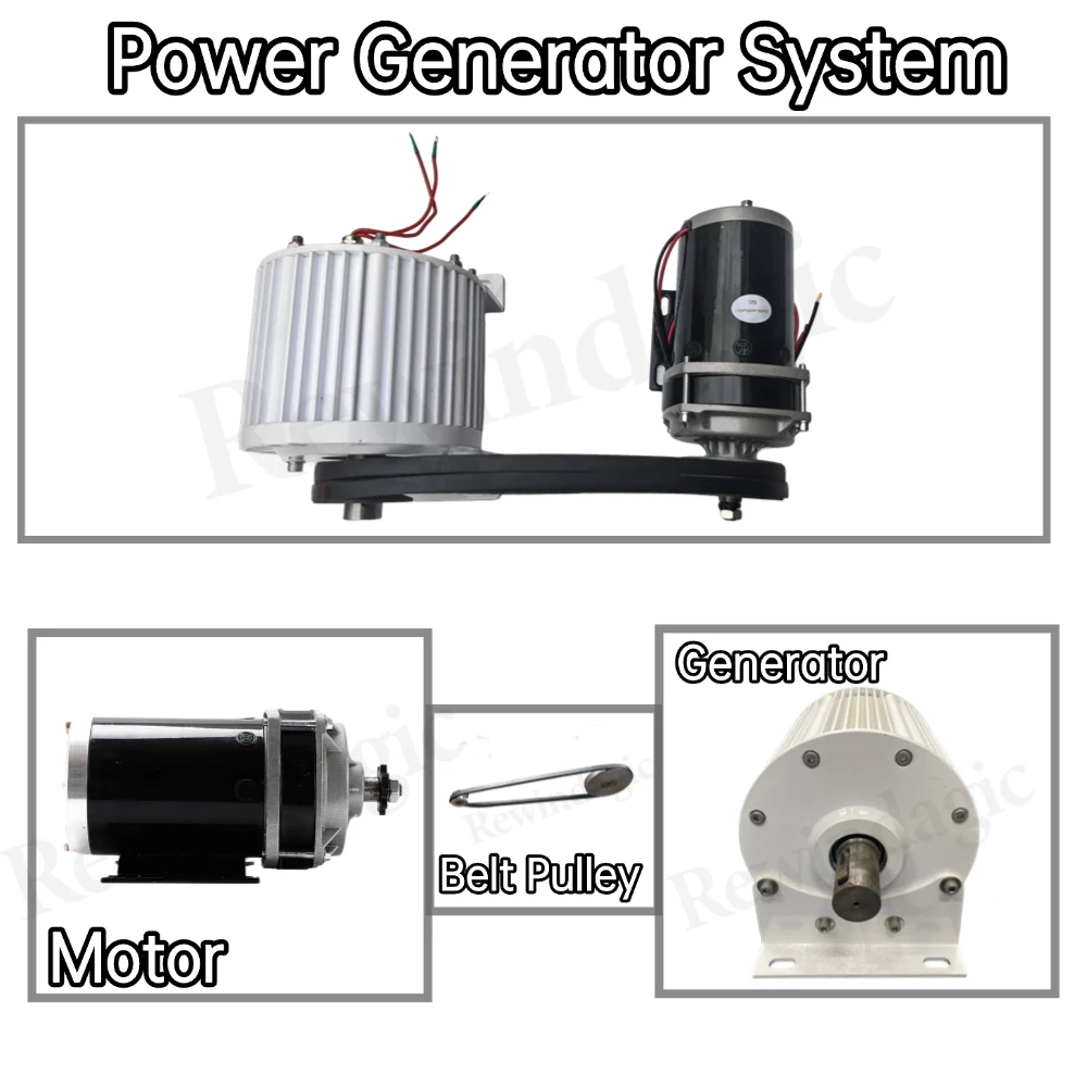 5KW 10000W 20000W Permanent Magnet Generator 48V 96V 220V 230V 380V AC Alternators Use For Wind Turbine Water Turbine With Motor