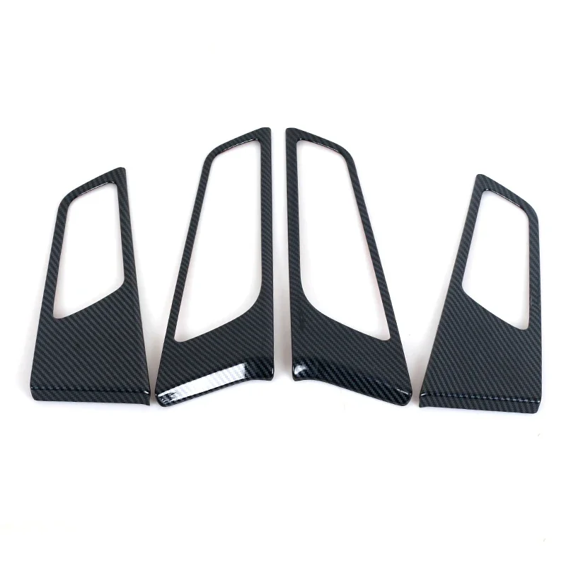 For Hyundai Tucson (2015-2020) Carbon Fiber Window Lift Switch Button Panel Trim - Interior Sticker Accessories