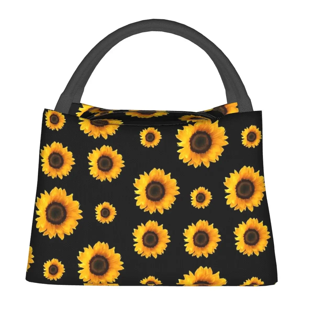 

Sunflower Pattern Lunch Bags Insulated Bento Box Lunch Tote Leakproof Picnic Bags Cooler Thermal Bag for Woman Children School