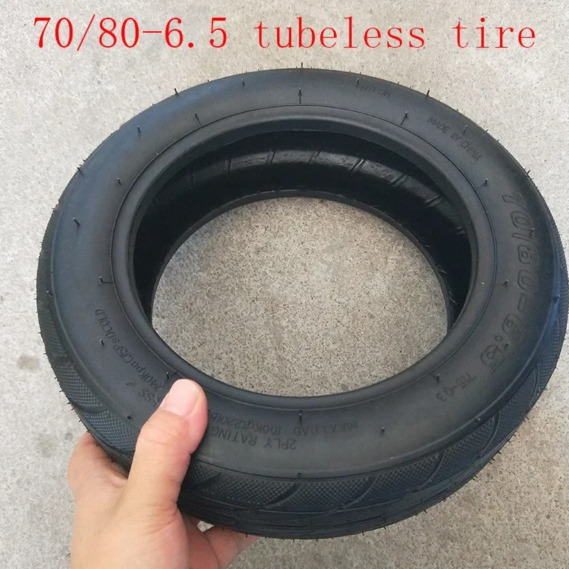 Size 70/80-6.5 vacuum tyre for Xiaomi fat 9 Xiaomi electric balance car Puls 10 inch Tubeless vacuum tires  Scooter Accessorie view 2
