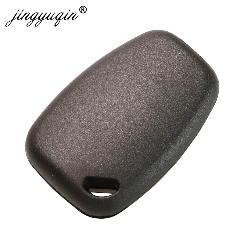 Jingyuqin 2 boutons à distance voiture clé coque couverture Fob étui pour Vauxhall pour Opel Vivaro/Renault Movano Trafic Renault Kangoo blanc