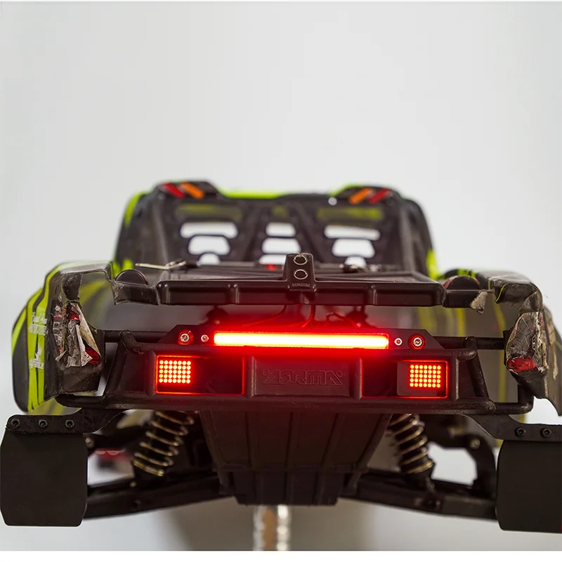 Simulação LED Luzes de Telhado Lanterna Traseira para 1/7 Arrma MOJAVE 6S 4X4 EXB RC Curso Curto Deserto Truck Car