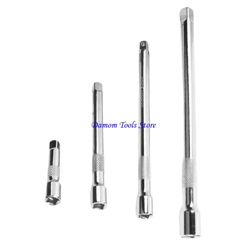 57BE 4Pcs 3/8inch Drive Extension Rod Set 1/4inch Drive Socket Extension Set Socket