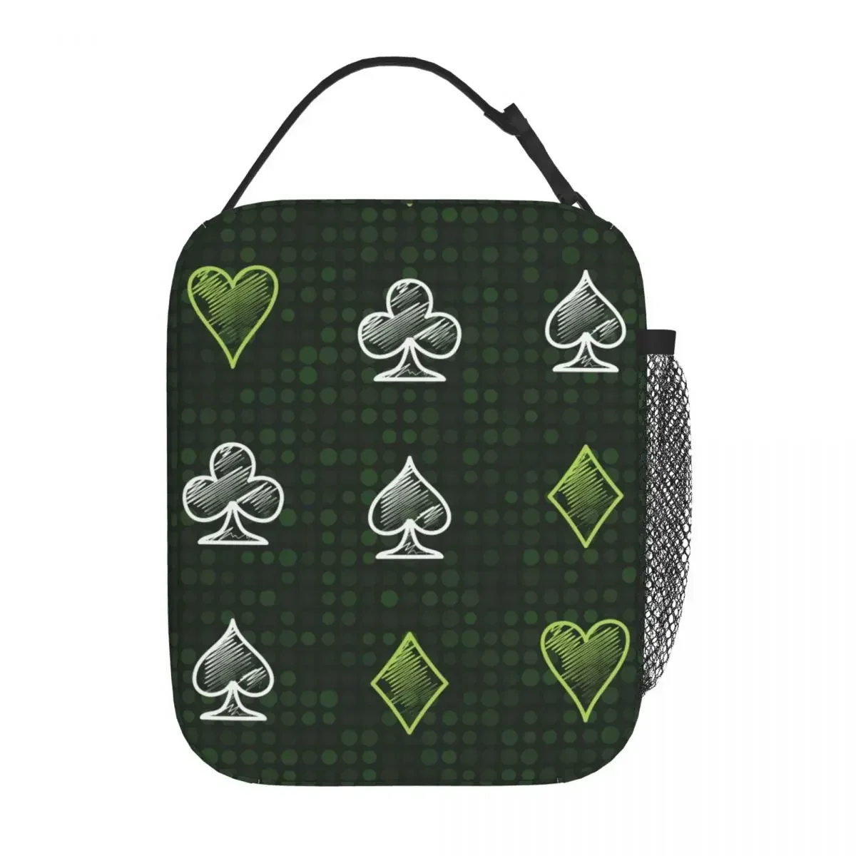 Insulated Lunch Bags Poker Playing Card Product Lunch Food Box Fashion Cooler Thermal Lunch Box For Outdoor
