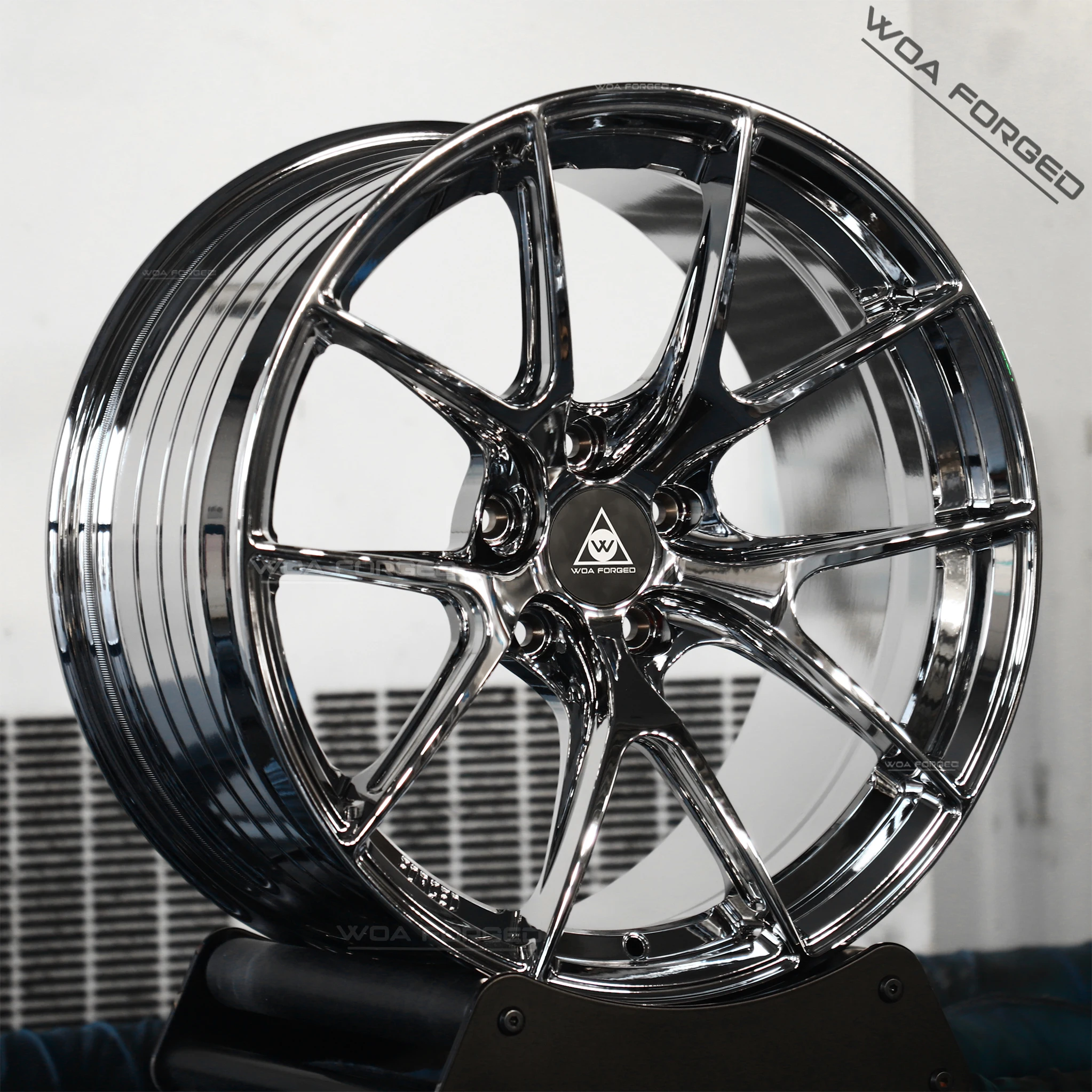 

VS 5RS 18-22 дюймов кованые алюминиевые диски стильный мускулистый дизайн хромированный полированный 30 мм 100 мм низкий вес подходит 5x100 5x114,3 5X120 новый