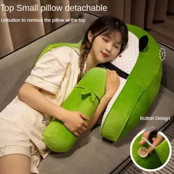 New Ice Bean Multifunctional Waist Cushion Headrest, Tatami Mattress, Panda Waist Protection Pillow, Soft Bag Cushion