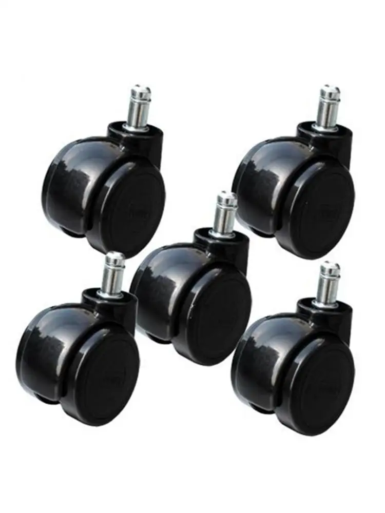 5 Pcs/Lot 2 Inch Computer Chair Caster Universal Wheel Swivel Boss Office Accessories Pulley Silent