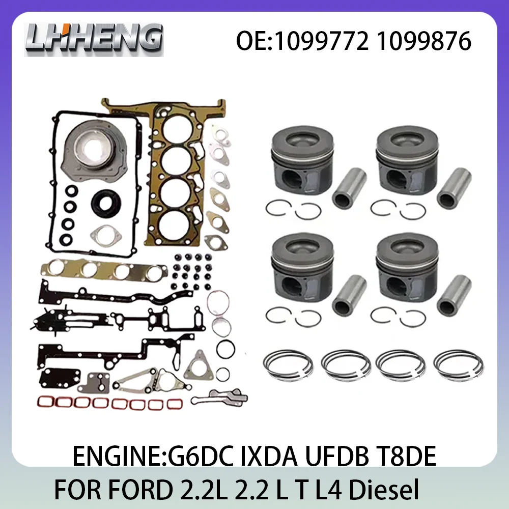 

Engine overhaul kits and piston sets for FORD C-MAX FOCUS GALAXY GRAND KUGA PANGER S-MAX 2.2L 2.2 L T L4 Diesel 1099772 01-20